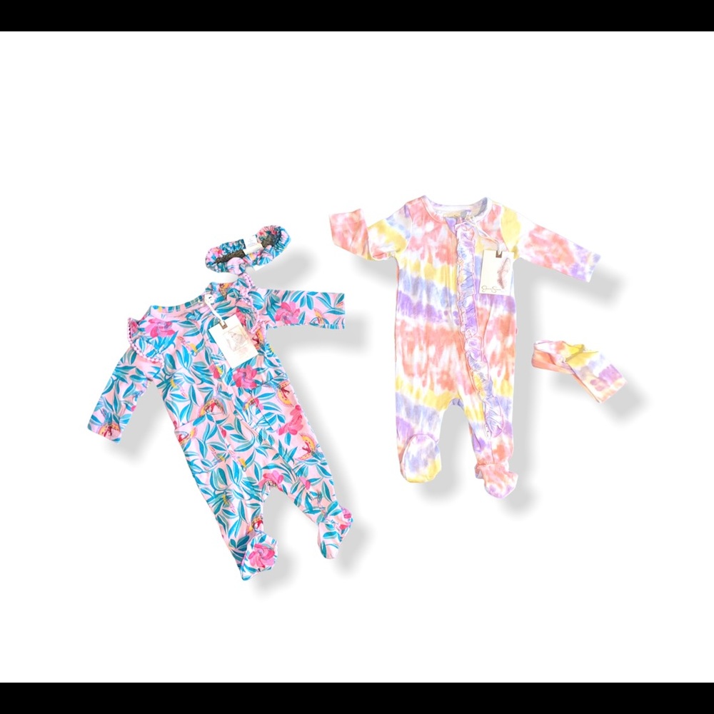 NWT Jessica Simpson Footsie bundle
